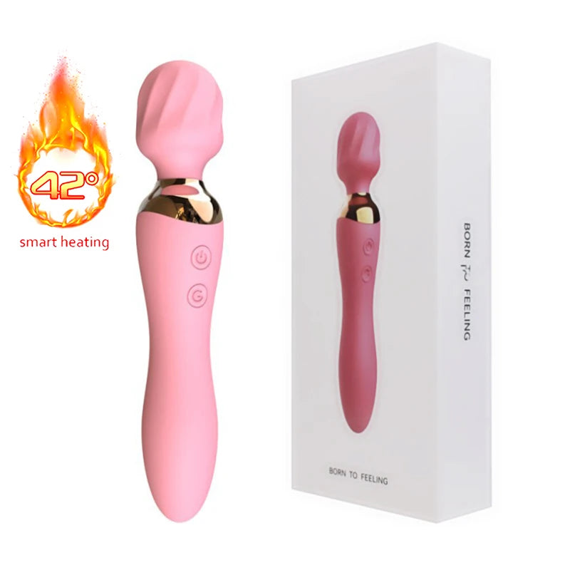 🔥 HeatWand™ - Varita Mágica Premium con Calentamiento y 10 Velocidades