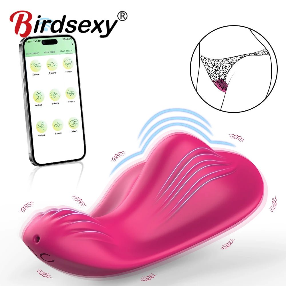 🔥 InvisiblePleasure™ - Vibrador Wearable con Control App Bluetooth - Sensualease