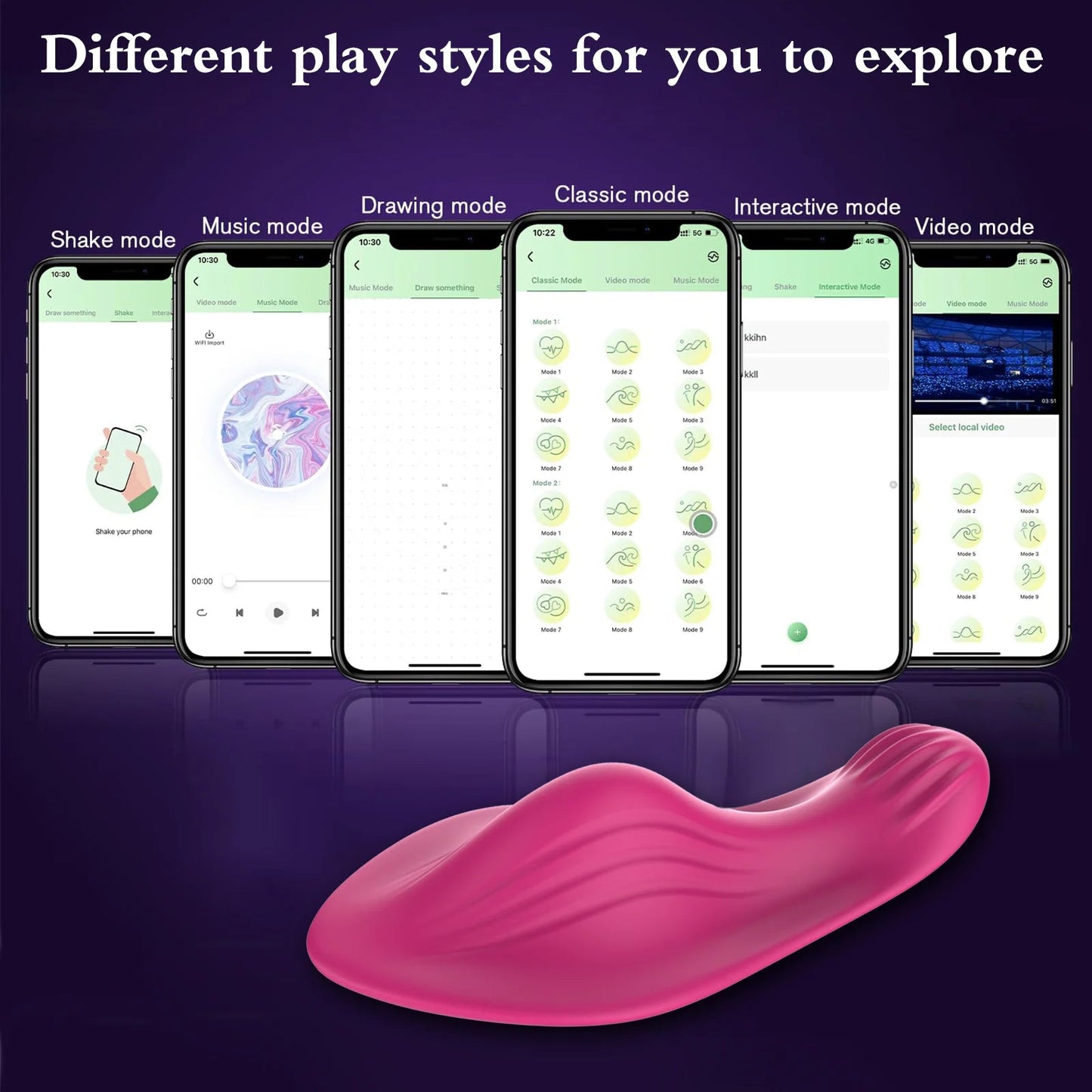 🔥 InvisiblePleasure™ - Vibrador Wearable con Control App Bluetooth - Sensualease