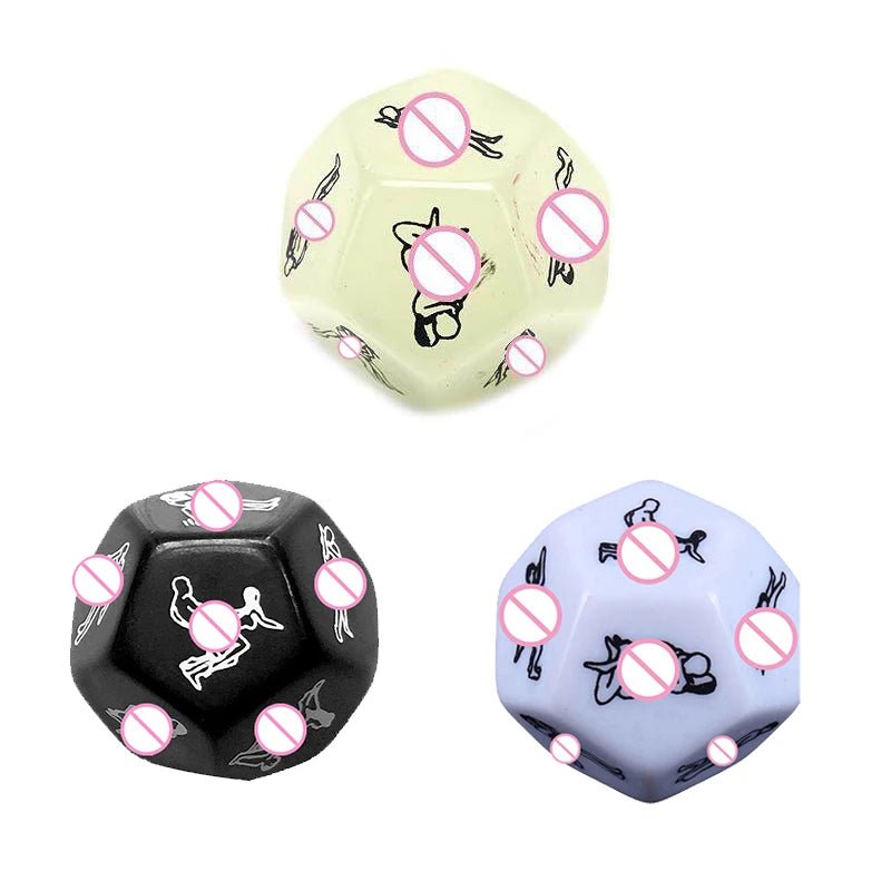 🔥 LoveDice™ - Set de Dados Sexuales Luminosos para Parejas Aventureras - Sensualease