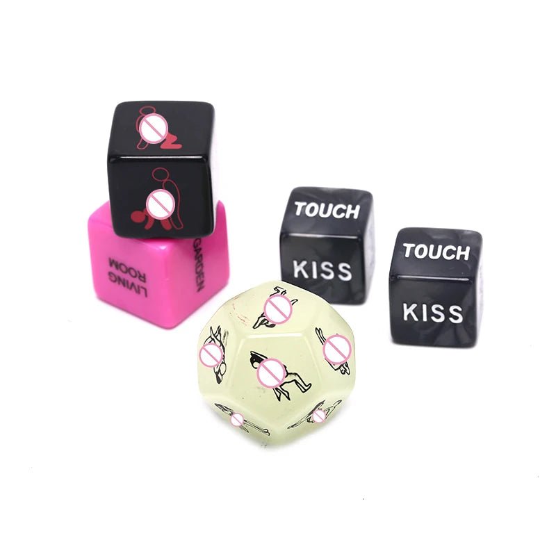 🔥 LoveDice™ - Set de Dados Sexuales Luminosos para Parejas Aventureras - Sensualease