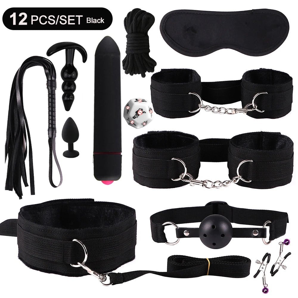 🔥 PassionKit™ - Kit BDSM Completo Premium para Parejas Aventureras (8 Piezas) - Sensualease