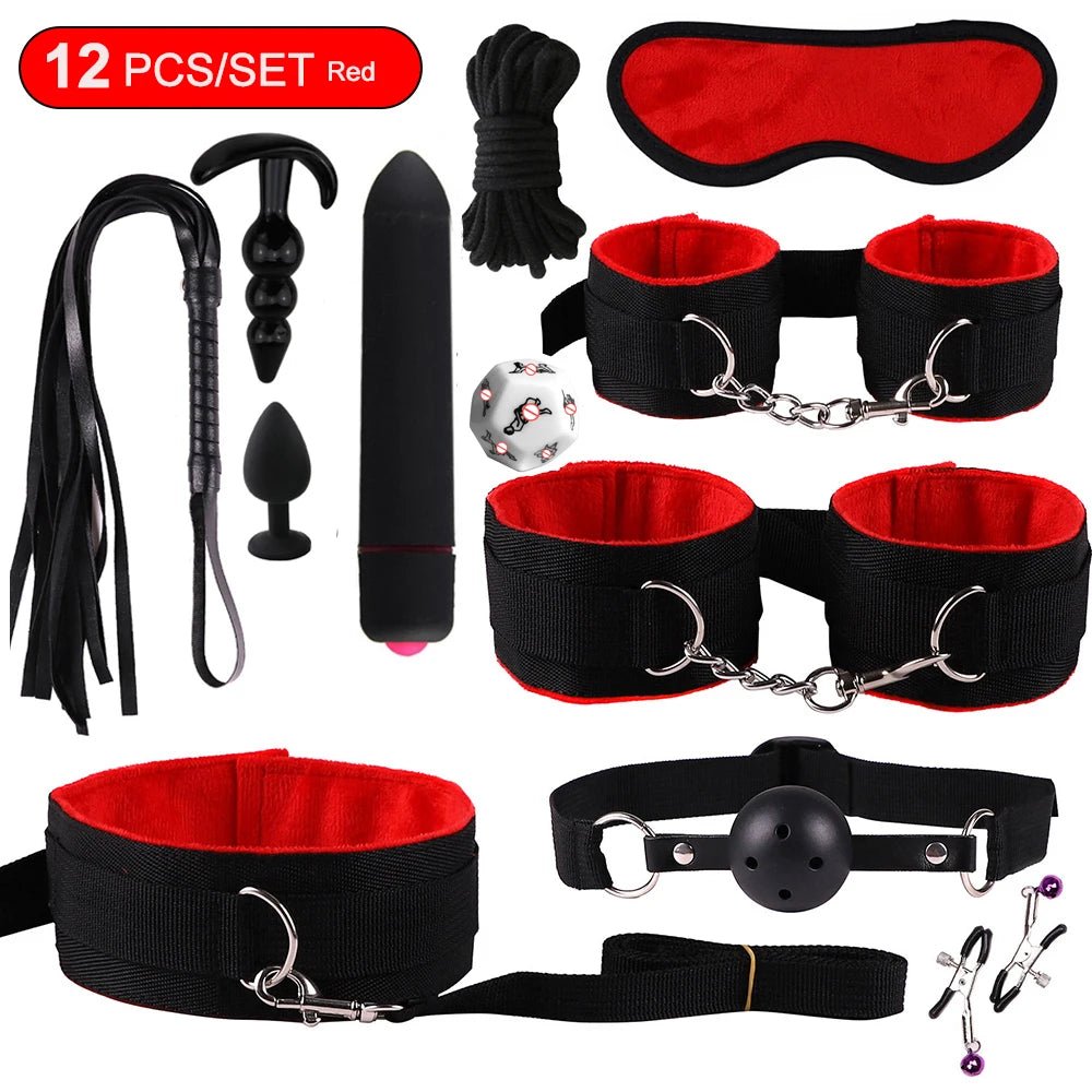 🔥 PassionKit™ - Kit BDSM Completo Premium para Parejas Aventureras (8 Piezas) - Sensualease