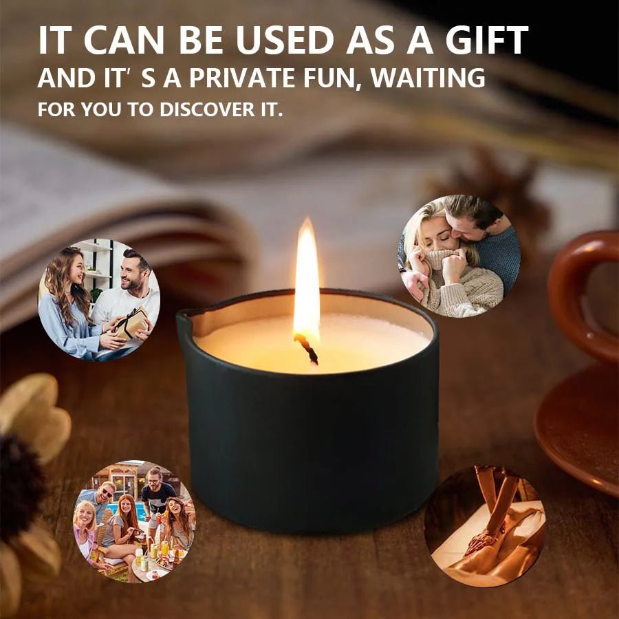 🔥 SensualGlow™ - Vela de Masaje Aromática Premium que se Convierte en Aceite - Sensualease